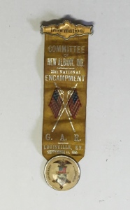 Francis Rakestraw's G.A.R. Information Committee ribbon.